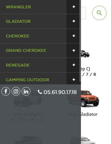 Mise à jour prestashop 1.7 Kulture Jeep - Mobile -